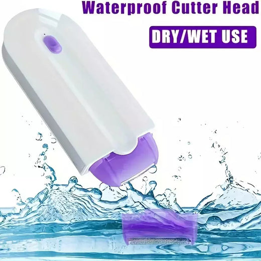 Kit de depilação indolor para mulheres, USB recarregável, corpo, rosto, perna, biquíni, mão, barbear