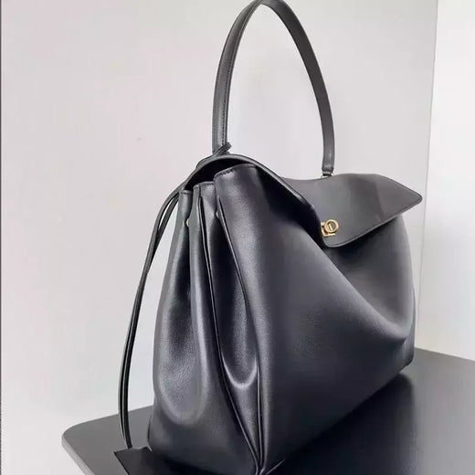Sacola de letra sólida de grande capacidade, bolsa versátil, bolsa de compras feminina, bolsa de trabalho, classe estudantil, axilas