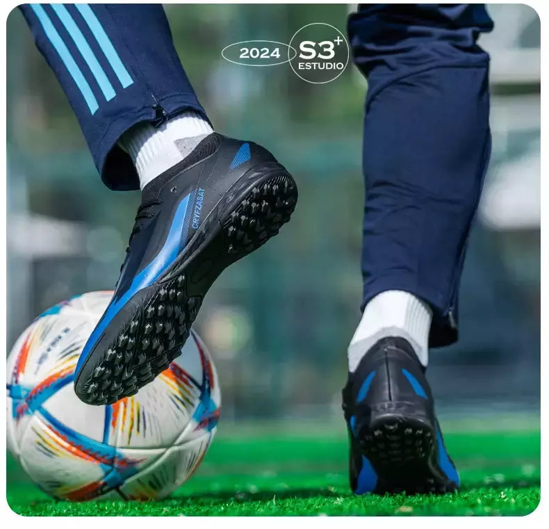 Tênis de treinamento interno profissional para homens, sapatos de futebol originais, botas de campo, ao ar livre, grampos sociais, rápidos