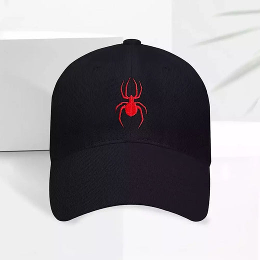 Boné de beisebol bordado aranha personalizado para homens e mulheres, esportes ao ar livre, protetor solar de lazer, chapéu de pato, sol, verão