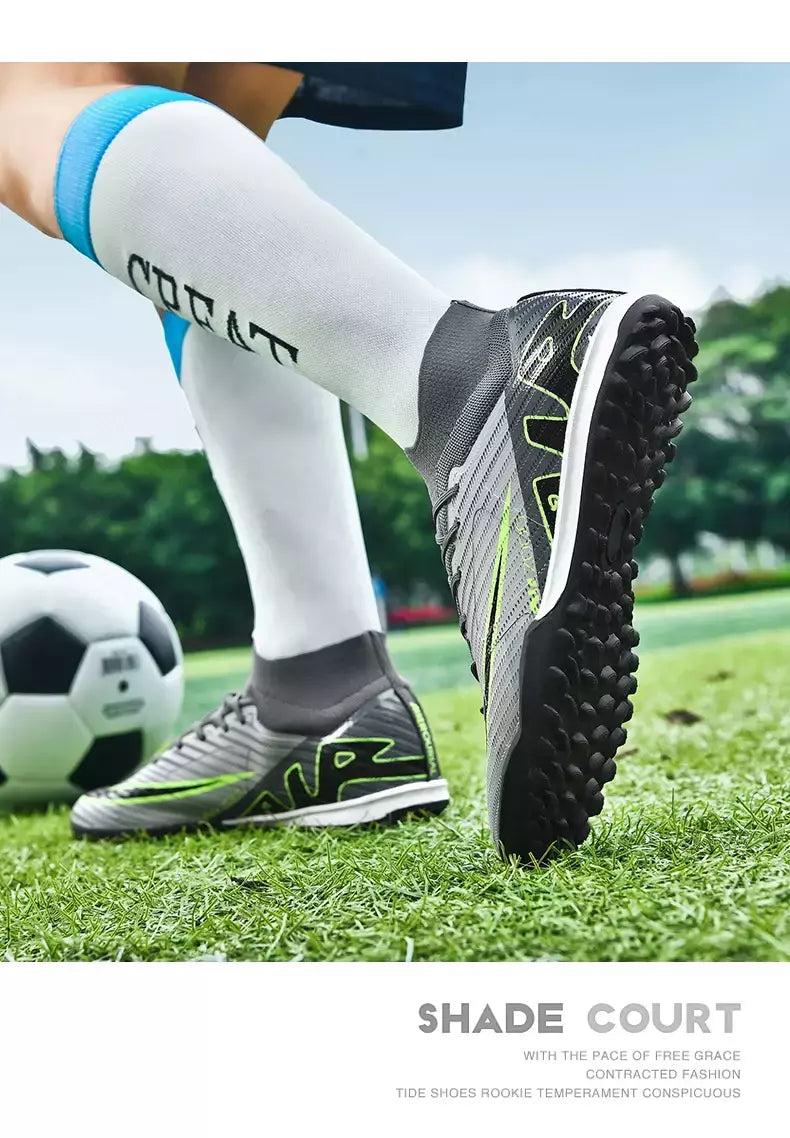 Sapatos de futebol antiderrapantes profissionais para homens, botas de treinamento Grass Society, grampos de qualidade superior, botas originais, novos