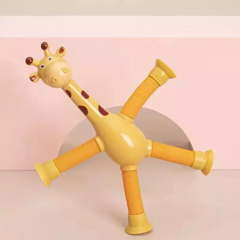Stretch Tube for Stress Relief, Brinquedos de ventosa, Variety Shape, Squeeze Toy para crianças, Telescópico Girafa Fidget, Fole Sensorial, Anti-Stress Squeeze Toy