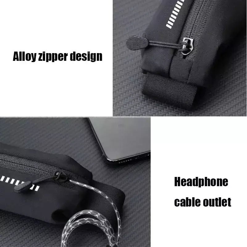 Cintura impermeável e sacos de corrida para mulheres, suporte do dinheiro, suporte do telefone, corrida, treinamento, cinto chave, acessórios de bicicleta, bolsas, esportes, fitness