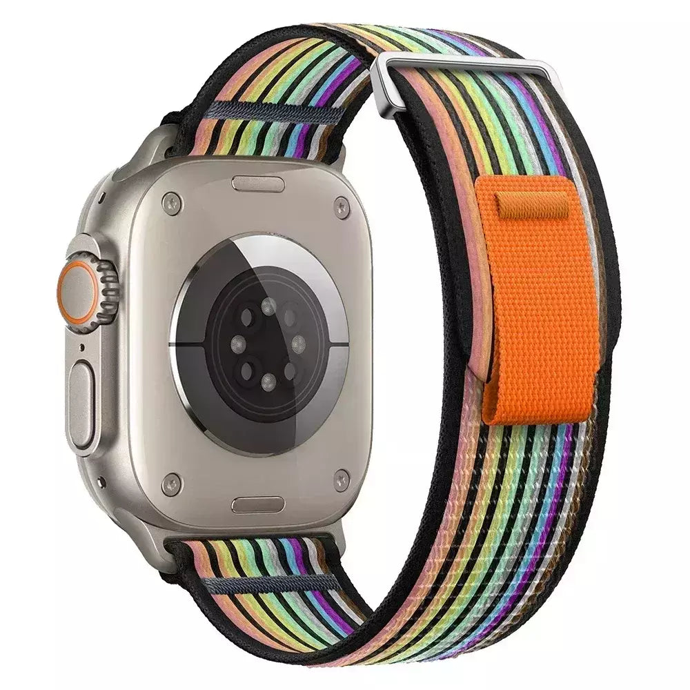 Pulseira Esportiva Trail Loop para Apple Watch, Pulseira de Nylon, Ultra 2, 49mm, Série 9, 8, 7, 45mm, 41mm, iWatch 6, 5, 4, 3, SE, 44 milímetros, 40 milímetros, 42 milímetros