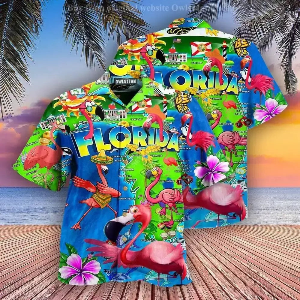 Camisas havaianas 3d impresso praia baile de formatura manga curta cubana beachwear y2k roupas casuais estilo vintage