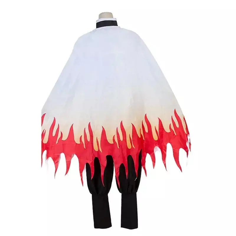 Anime rengoku kyojuro cosplay trajes trem mugen demônio slayer kimetsu não yaiba robe ternos para adultos crianças perucas cos outfit festa
