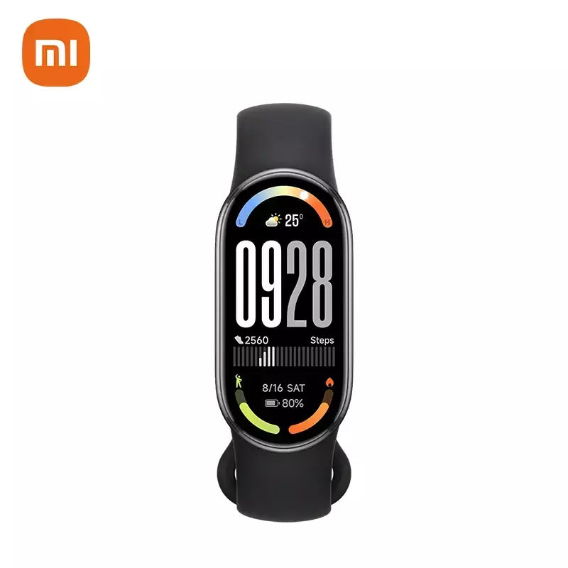 Em estoque versão global xiaomi banda inteligente 10 1.72 "amoled 150 + modos esportivos transmissão de freqüência cardíaca 5atm pulseira esportiva à prova dwaterproof água