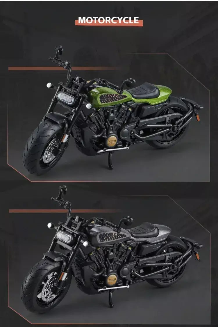 1/12 harley davidson sportster s moto liga modelo diecast corrida motocicleta brinquedo crianças presente coleção em miniatura voiture