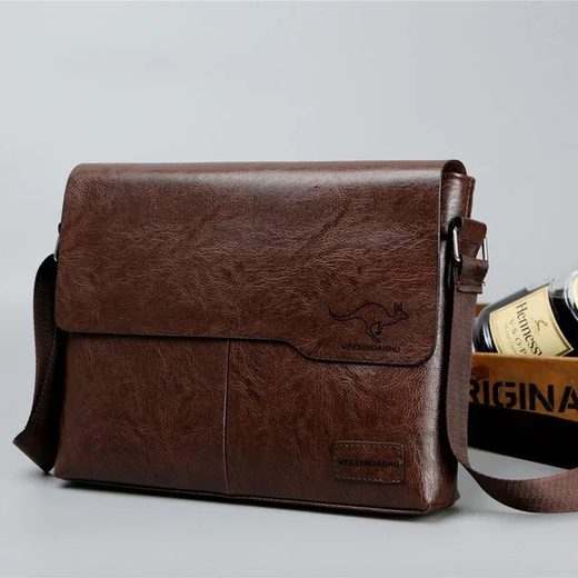 Bolsa de ombro de couro para homens Bolsa de negócios Bolsa mensageiro Bolsa lateral grande, bolsa crossbody, marca de luxo, moda, IPAD