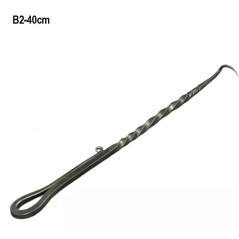 Novo aço inoxidável churrasco comida flipper grill acessórios cozinhar churrasco turners ganchos grelhar acampamento ao ar livre cozinhar churrasqueira