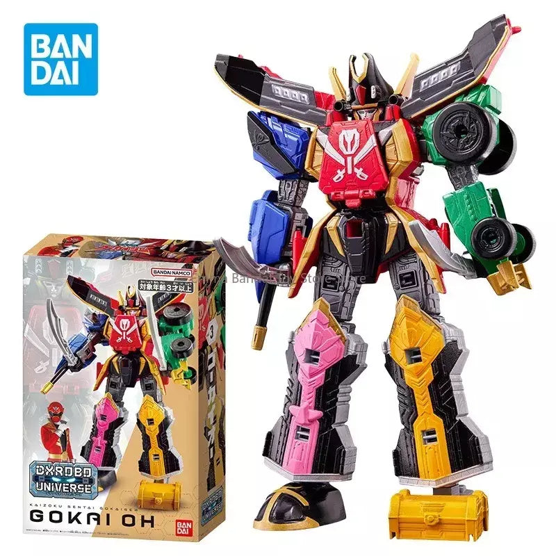 Bandai DX Robô UCHU SENTAI KYURANGER Anime Kaizouku Sentai Gokaiger Kaizouku Sentai Gokaiger Figuras de ação