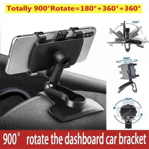 2025 Novo Universal 360 ° Rotação suporte do telefone do carro suporte painel clipe de montagem gps suporte do telefone móvel do carro no carro