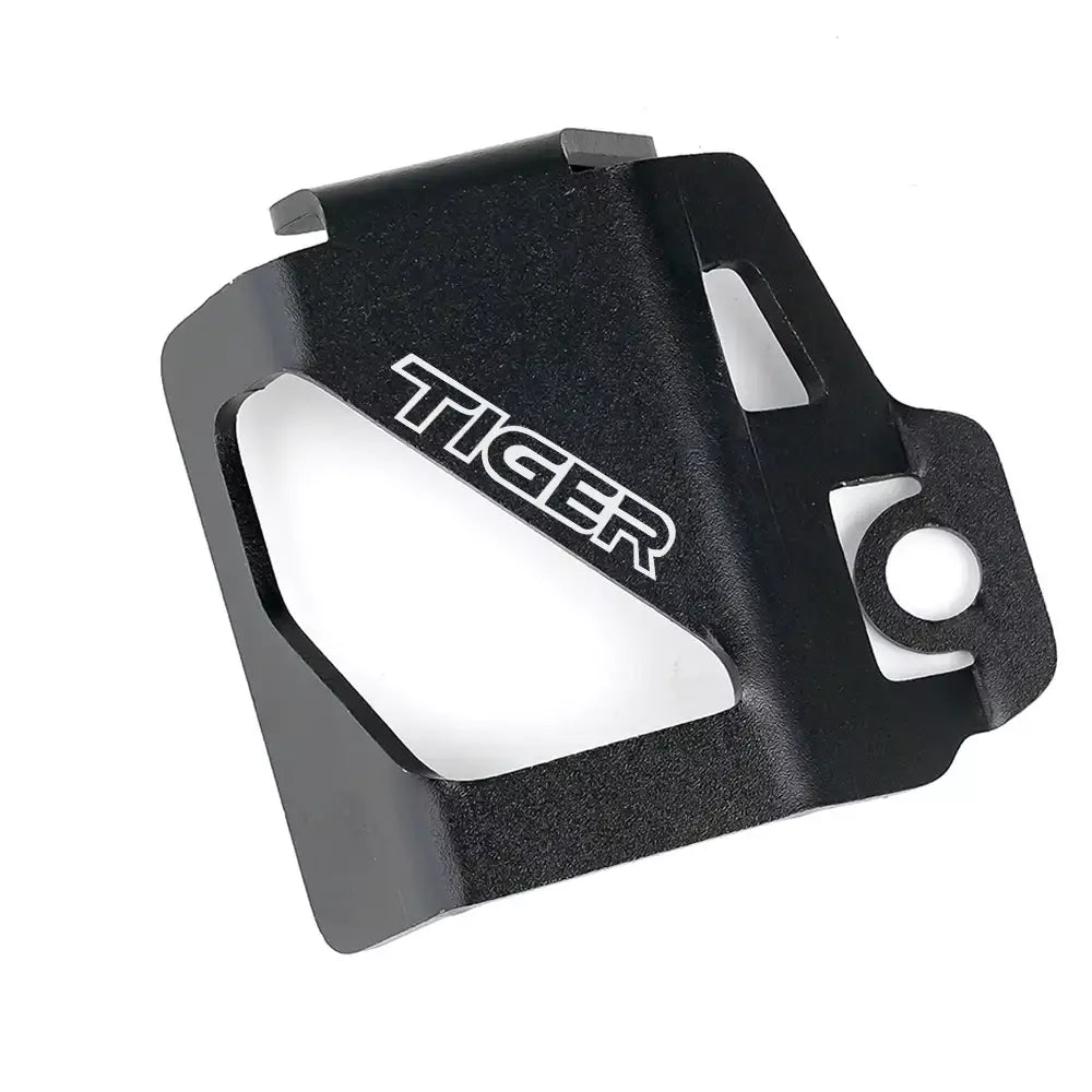 Para triumph tigre 800 xc/xr esporte 660 trident 660 cnc motocicleta reservatório de fluido freio traseiro capa protetora manga acessórios
