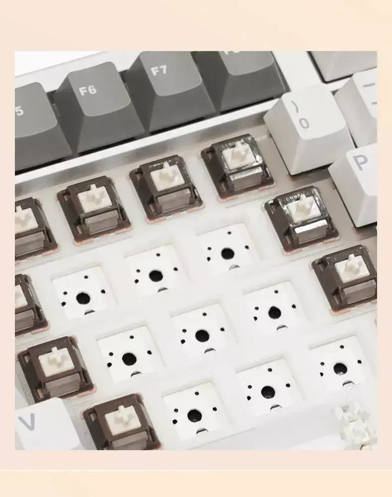 AULA F108 Pro Gaming Mecânico Teclado Tri Mode Personalizado Multi-Pulha Tela RGB Esports Teclado Sem Fio com TFT Smart Display