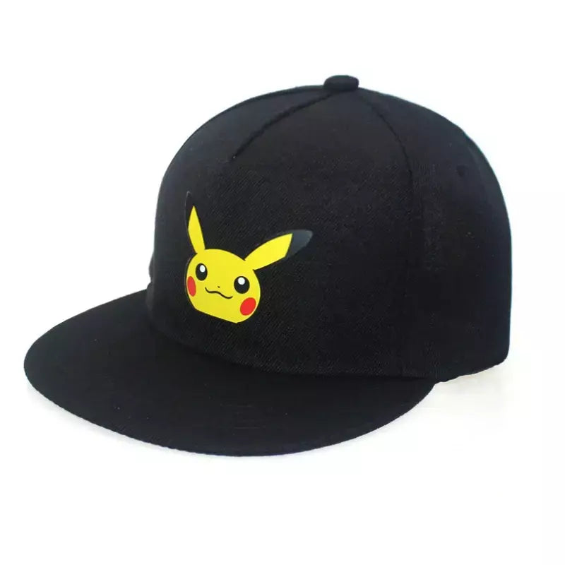 Anime figura pokemon boné de beisebol pikachu chapéu ajustável pokemon cosplay hip hop dos desenhos animados chapéus adultos menino menina crianças presentes aniversário