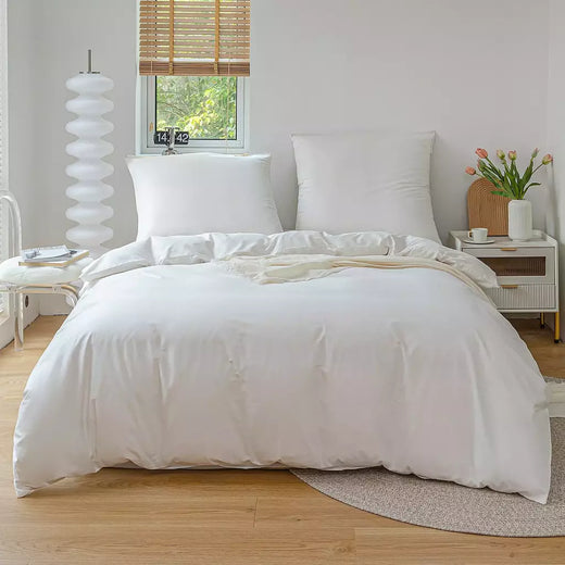 Alta Qualidade Algodão Duvet Cover Set, 100% Tecido Real, Duplo, Rainha, Rei, Colcha, Roupa de cama, 500Tc, 2 Pcs, 3Pcs
