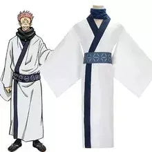 Ryomen sukuna cosplay traje adulto roupas japão sukuna quimono hanfu para halloween carnaval anime comin roupas jk papel