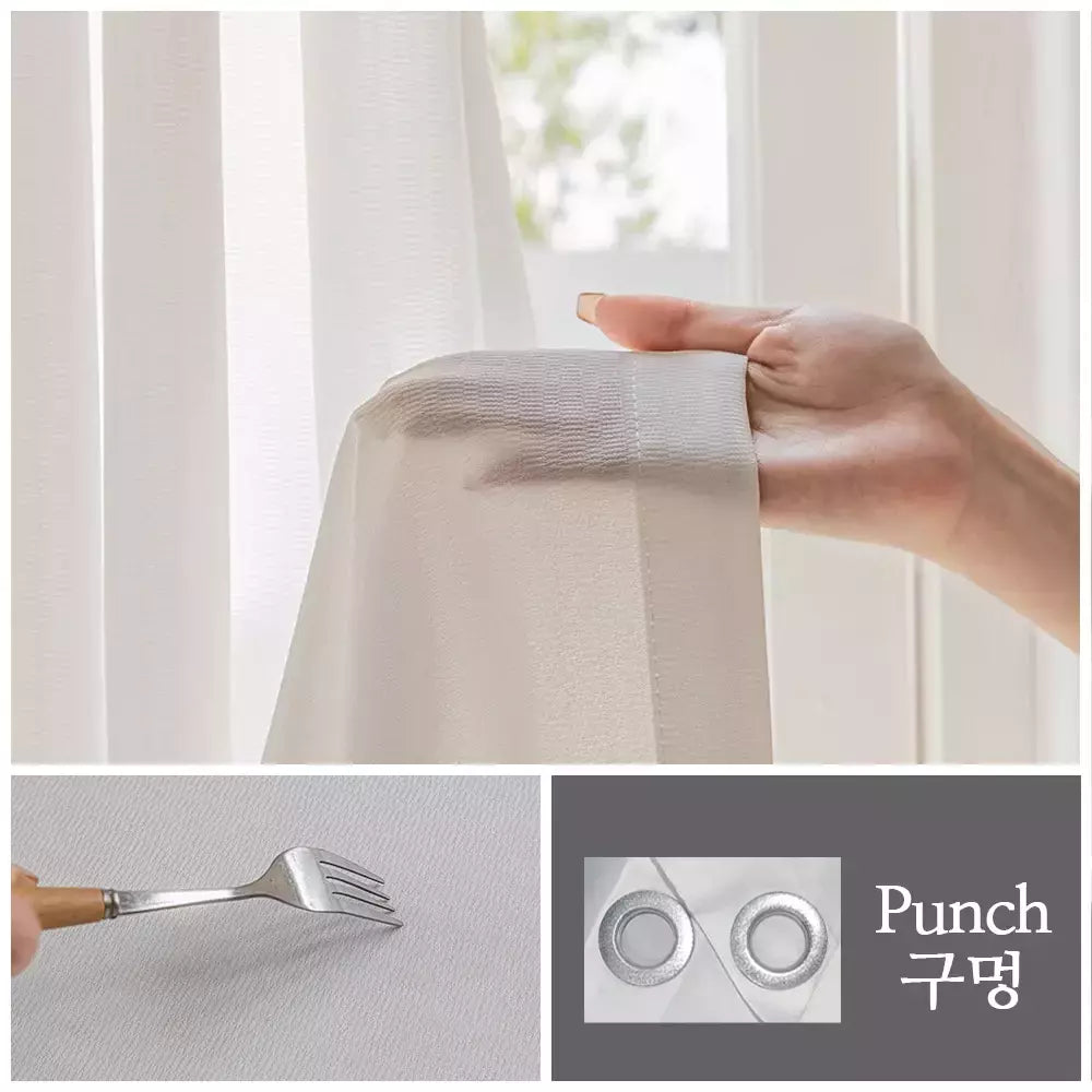 YanYangTian Janela Cortina para Sala de Estar, Chiffon Divisória, Tule, Impermeável, Proteção UV, Decoração Da Casa, Gancho
