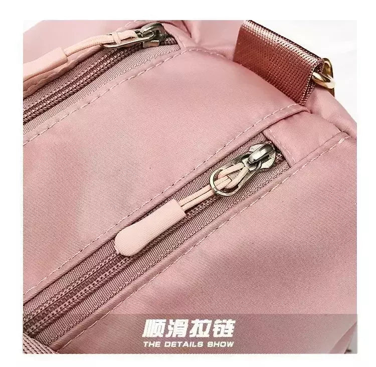 Impermeável Nylon Sports Gym Bags para Homens e Mulheres, Bolsa de Viagem, Yoga Mat, Sapatos Compartimento, Treinamento, Fitness, ao ar livre