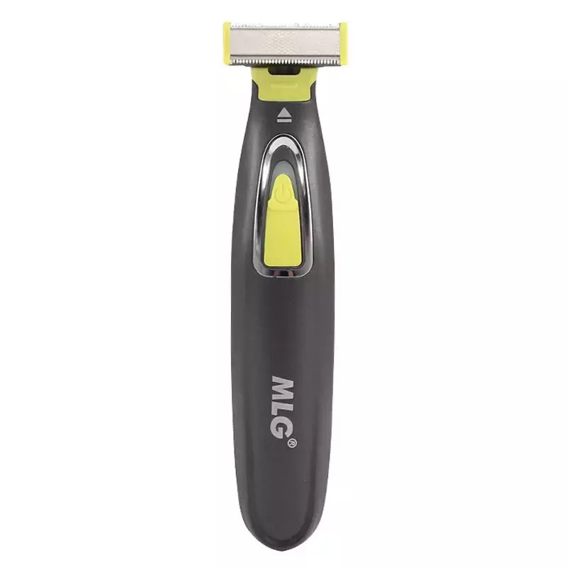 Barbeador elétrico para homens, aparador de barba lavável, lâmina de barbear úmida e seca, máquina de barbear, recarregável