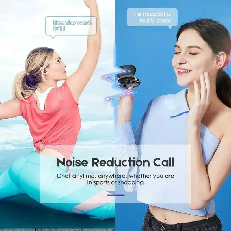 Original verdadeiro sem fio fones de ouvido bluetooth gancho esportes alta fidelidade estéreo fone à prova dwaterproof água tws