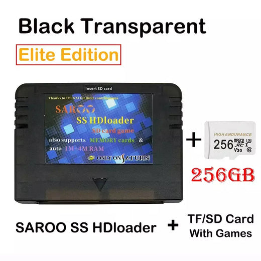 Nova versão 0.7 SAROO HDLoader Cartucho FastReading Game Reader, suporte para cartão menorial SD TF, plug & play para console SS Saturn