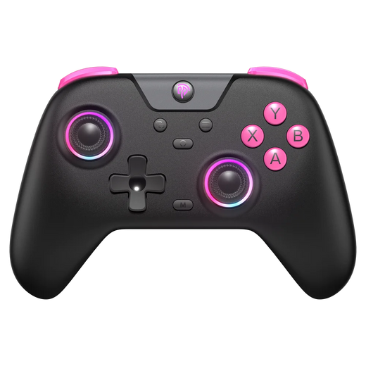 Controlador de jogos sem fio EasySMX X05 Bluetooth Gamepad compatível com PC/Switch/Telefone/TV/Steam, efeito Hall RGB, preto