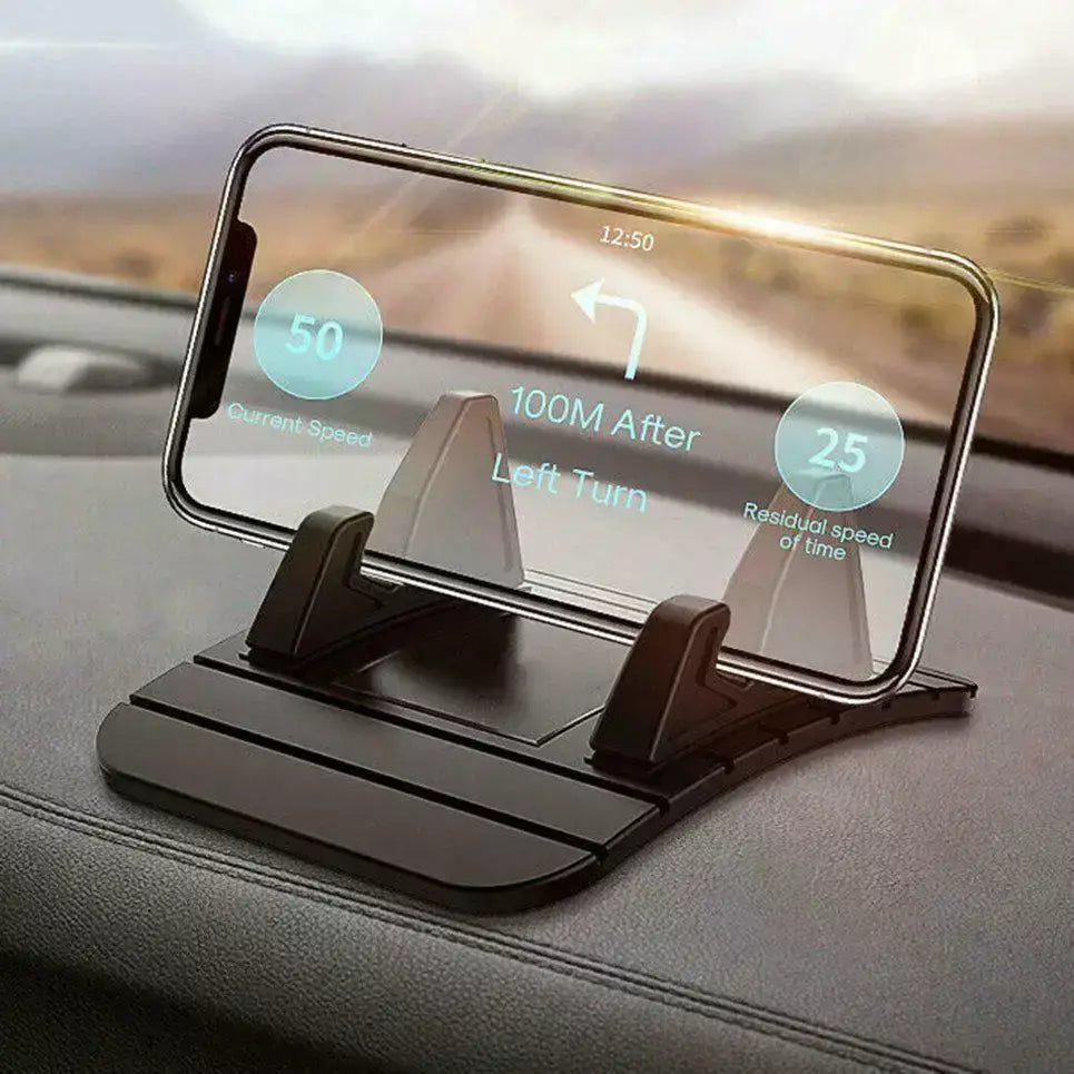 Anti-deslizamento suporte de silicone do carro esteira almofada painel suporte montagem para telefone gps suporte para iphone samsung xiaomi huawei universal