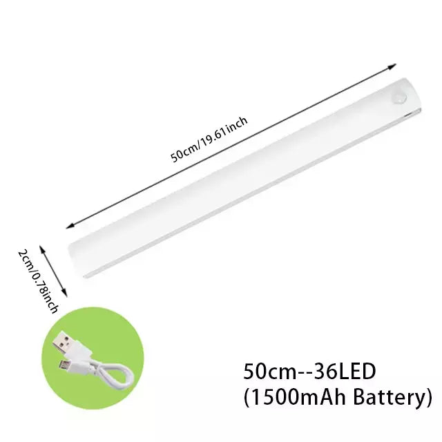 Luzes noturnas LED sem fio com sensor de movimento, detector de luz, lâmpada de parede decorativa, decoração do quarto, escada, armário