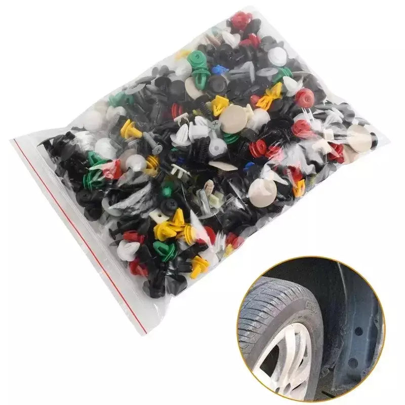 Universal misturado prendedor automático clipes de pára-choques do carro retentor prendedor de carro rebite forro do painel da porta para todos os carros