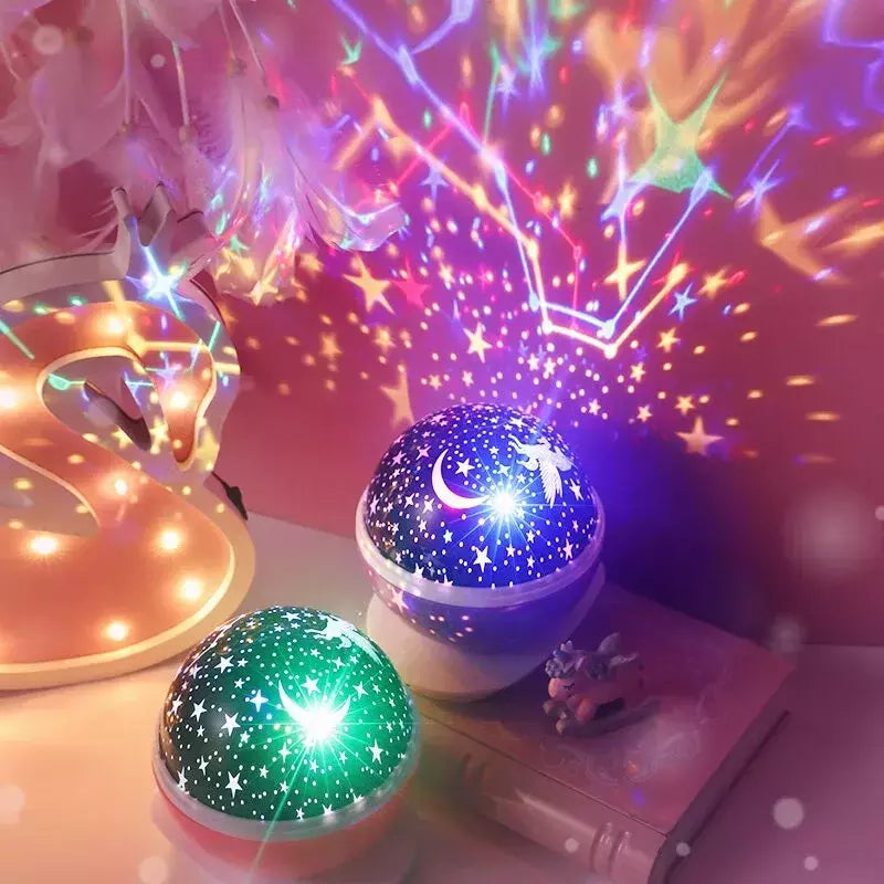 Starry Sky Rotating LED Night Light para crianças, Projetor Galaxy, Planetário, Star Night Lights, Moon Light, Gift Lamp for Kids, Bedroom Lamp