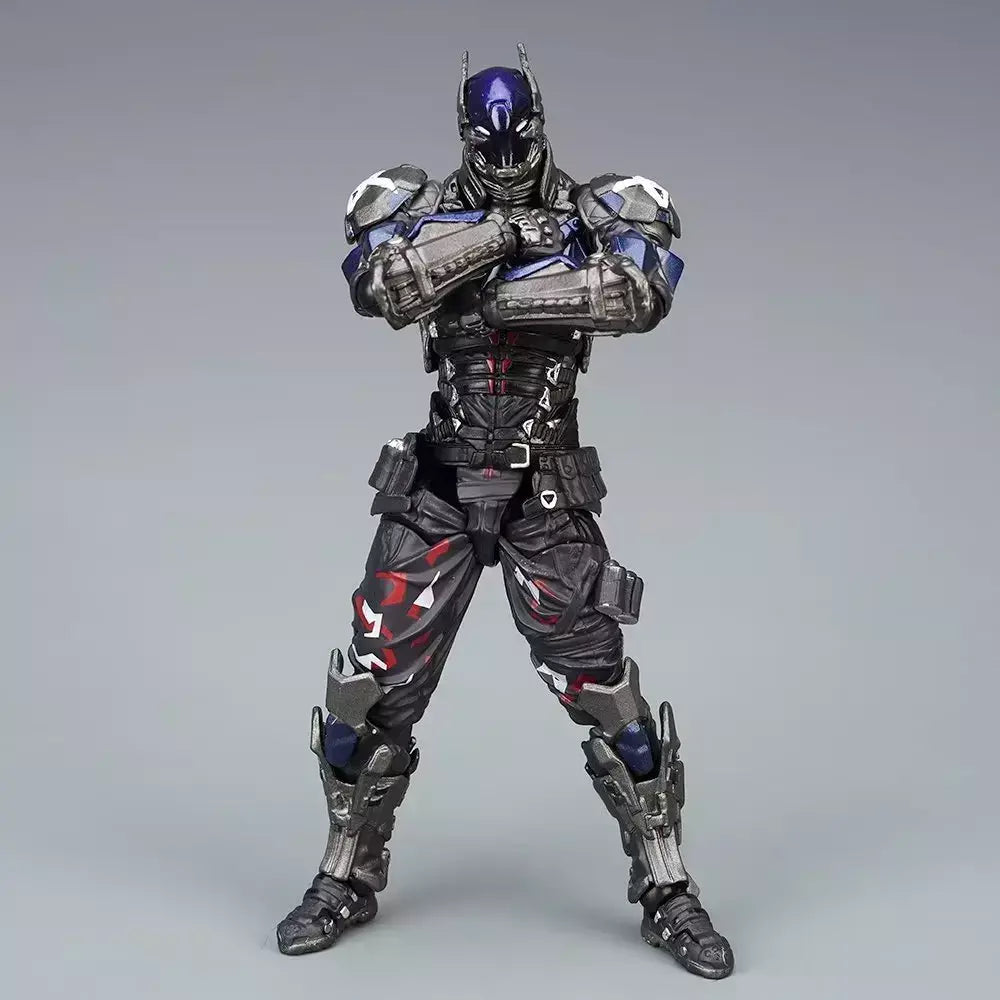 Yamaguchi-Batman Action Figure, Brinquedos em PVC, Modelo Arkham Knight, Articulações Móveis, Conjunto de Presentes, 17cm, 024, 2023