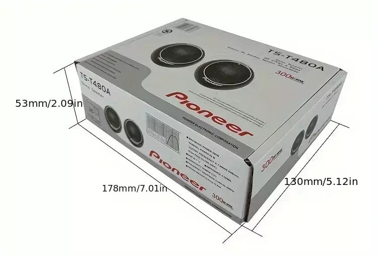 Alto-falantes estéreo para carro, tweeters de música para carro, 300w, áudio de carro, filme de seda, caixas de alto-falante, precisão de tono alto