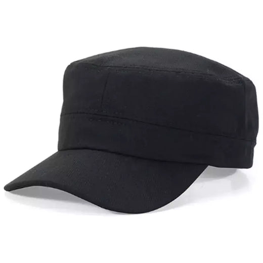 Chapéu unissex ajustável do exército, boné de cadete patrulha militar, liso, estilo clássico, moda vintage, 5 cores, 1pc