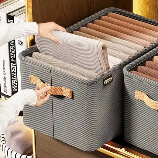 Engrossar Organizador De Roupas, Armários De Armazenamento De Calças E Camisola, Caixa De Armazenamento De Jeans, Jeans Wardrobe
