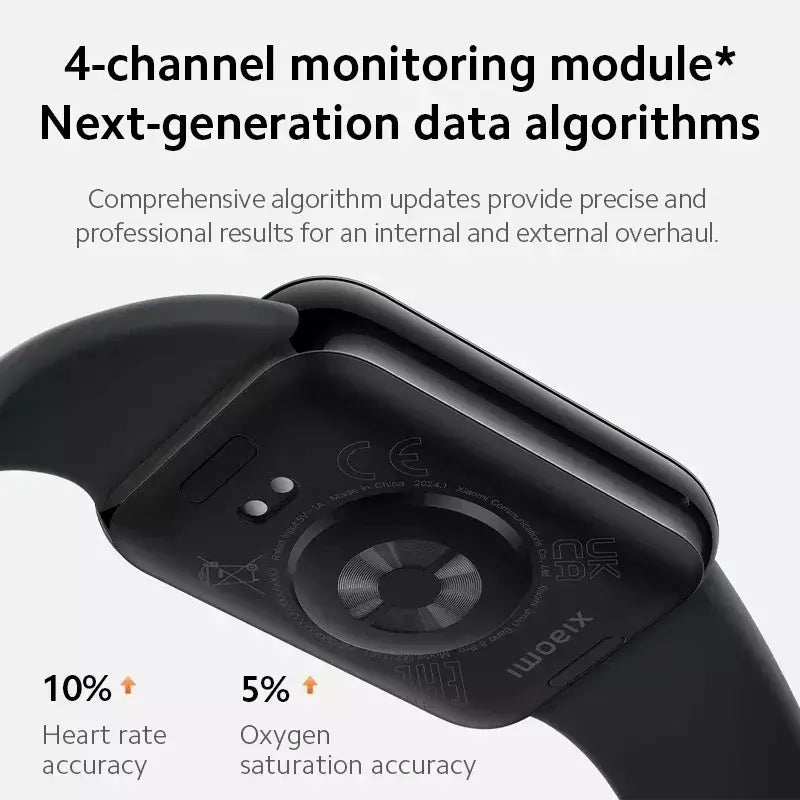 Versão global xiaomi mi band 8 pro pulseira inteligente 5atm à prova dwaterproof água 150 modos esportivos 1.74 "tela amoled gps oxigênio no sangue