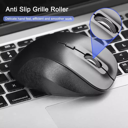 2.4g mouse sem fio ergonômico bateria power mouse dpi ajustável para escritório casa portátil computador desktop universal