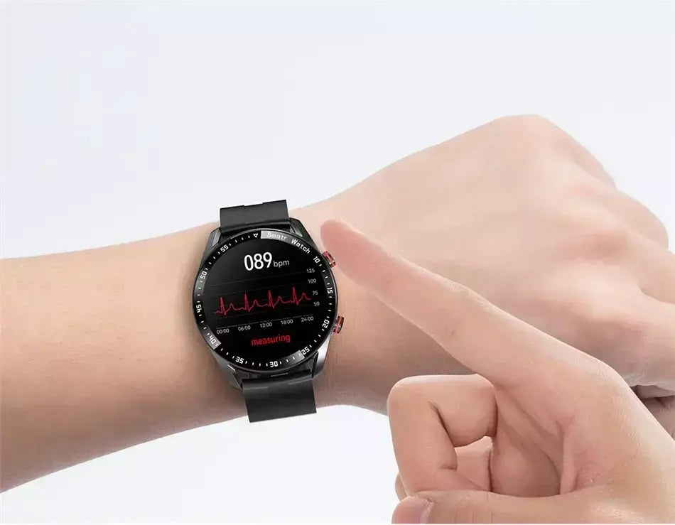 Xiaomi ecg + ppg chamada relógio inteligente masculino laser saúde pressão arterial fitnes esportes relógios à prova dwaterproof água smartwatch + caixa