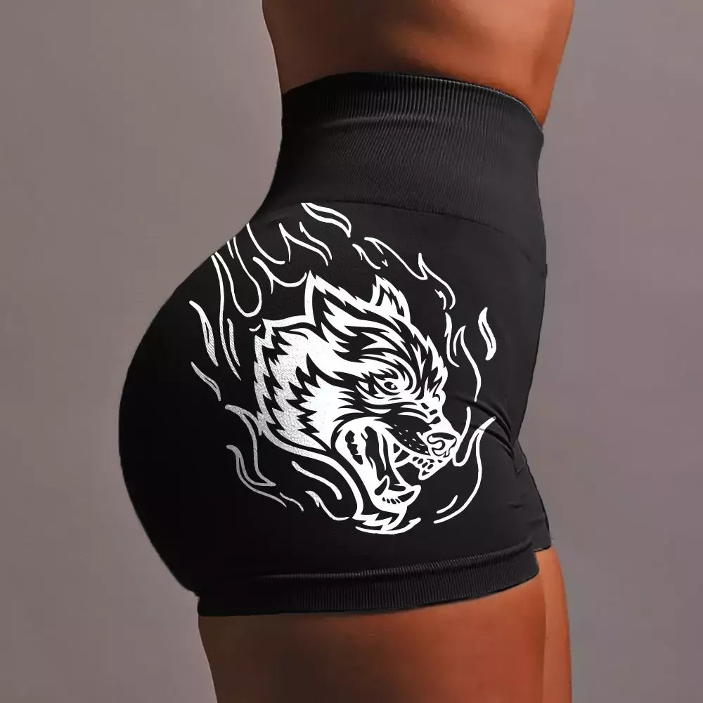 Ela Darc-Calções Esportivos Legais para Mulheres, Calça Legal, Fundo de Arranhar, Lobo Macio, Calções de Ginásio Respiráveis, Senhora, Nova Moda, 2022