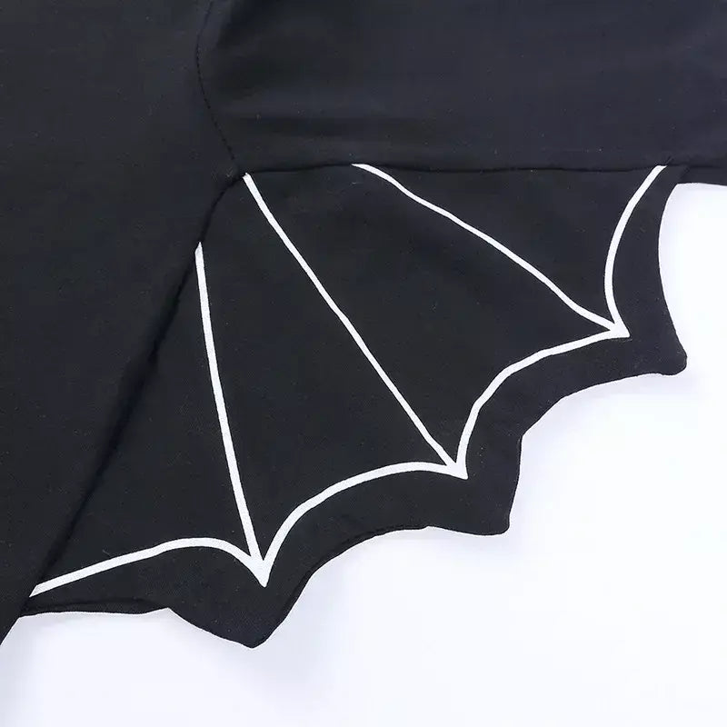 Umorden 2 pçs/set unissex morcego preto traje do bebê meninas meninos meu primeiro roupa de halloween algodão 3-6m 6-12m 12-18m 18-24m