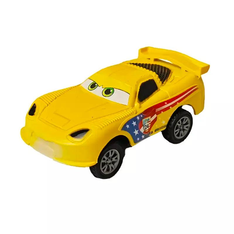 Mini 12 pçs disney pixar carros 3 pistão copo rebote carro coleção relâmpago mcqueen jackson tempestade pvc modelo de carro brinquedo para crianças