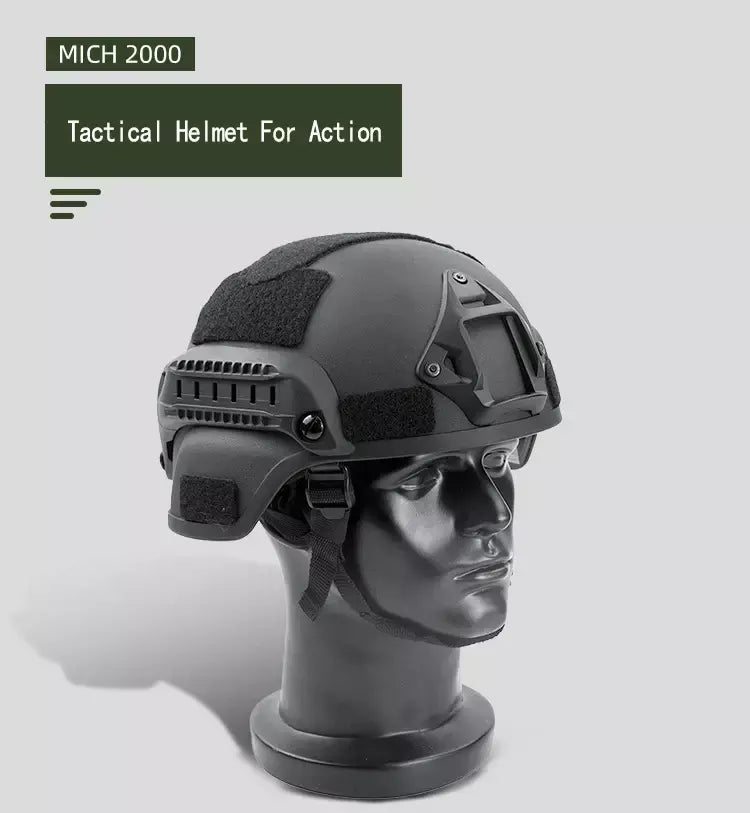 Capacete militar capacete rápido mich2000 airsoft mh capacete tático ao ar livre tático paintball cs swat equitação proteger equipamentos