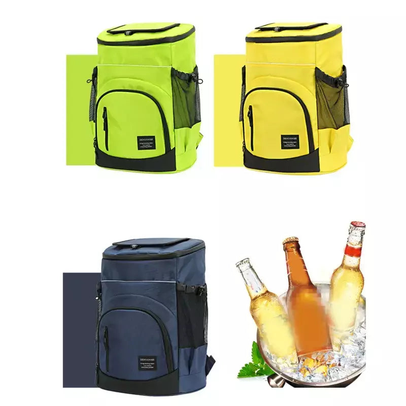 Mochila Refrigerador Isolado Macio, 30L, Saco Térmico, Refrigerador Térmico, Viagem, Exterior, Praia, Cerveja, Geladeira