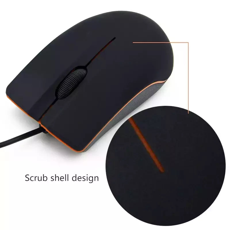 Mini mouse óptico com fio 3d, usb, 1200 dpi, para laptop, notebook, pc, desktop, computador, macbook, ultra fino