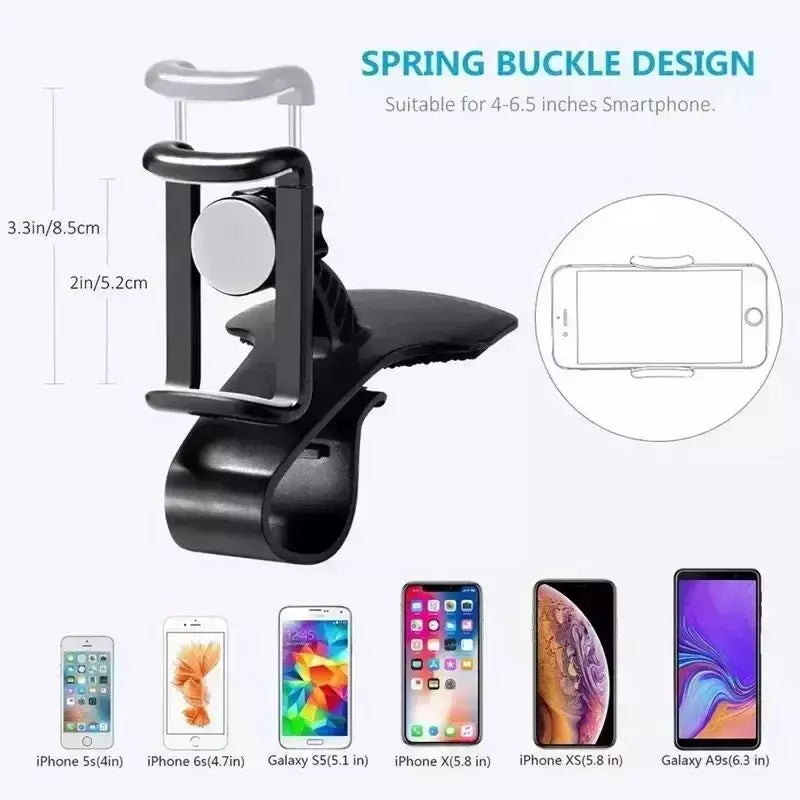 Suporte universal do telefone do carro suporte painel clipe de montagem gps suporte do telefone móvel do carro no carro para iphone xiaomi samsung