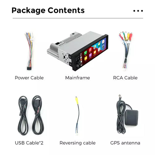 Navifly 2g + 32g universal 1 din android 6.86 Polegada hd tela de toque sem fio carplay auto rádio do carro reprodutor vídeo multimídia gps fm
