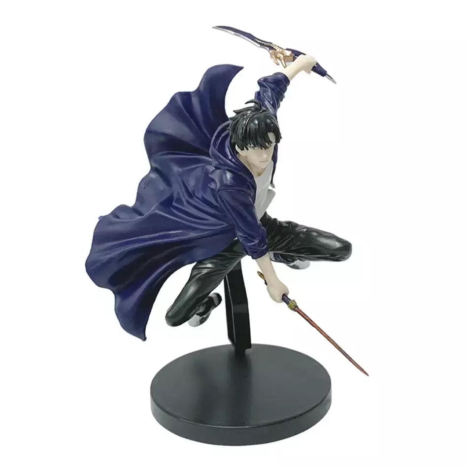 Em estoque solo nivelamento (versão anime) figura-sung jinwoo figura de ação 21cm pvc coletar modelo figura exibição anime mercadoria