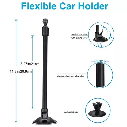 Universal braço longo pára-brisa do carro tablet suporte de montagem do celular móvel para 4-13.5 Polegada iphone 13 ipad ar gps mp4