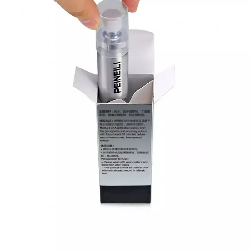 Peineili masculino sexo spray masculino uso externo para pênis faz seu sexo mais durão por mais de 30 minutos creme de ampliação do pênis venda quente