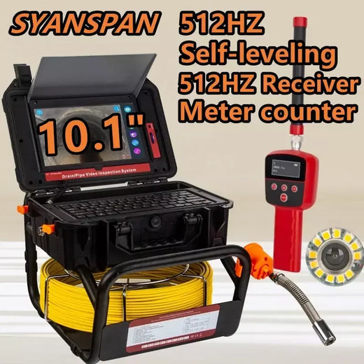 512Hz Transmissor Sonde para Pipeline Localização Endoscópio Imagem Auto-Nivelamento DVR,SYANSPAN 23mm Drain Pipe Inspection Camera IP68